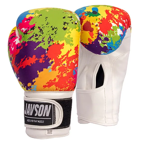 JAVSON MULTI-COLOUR BOXING GLOVES HOOK & LOOP