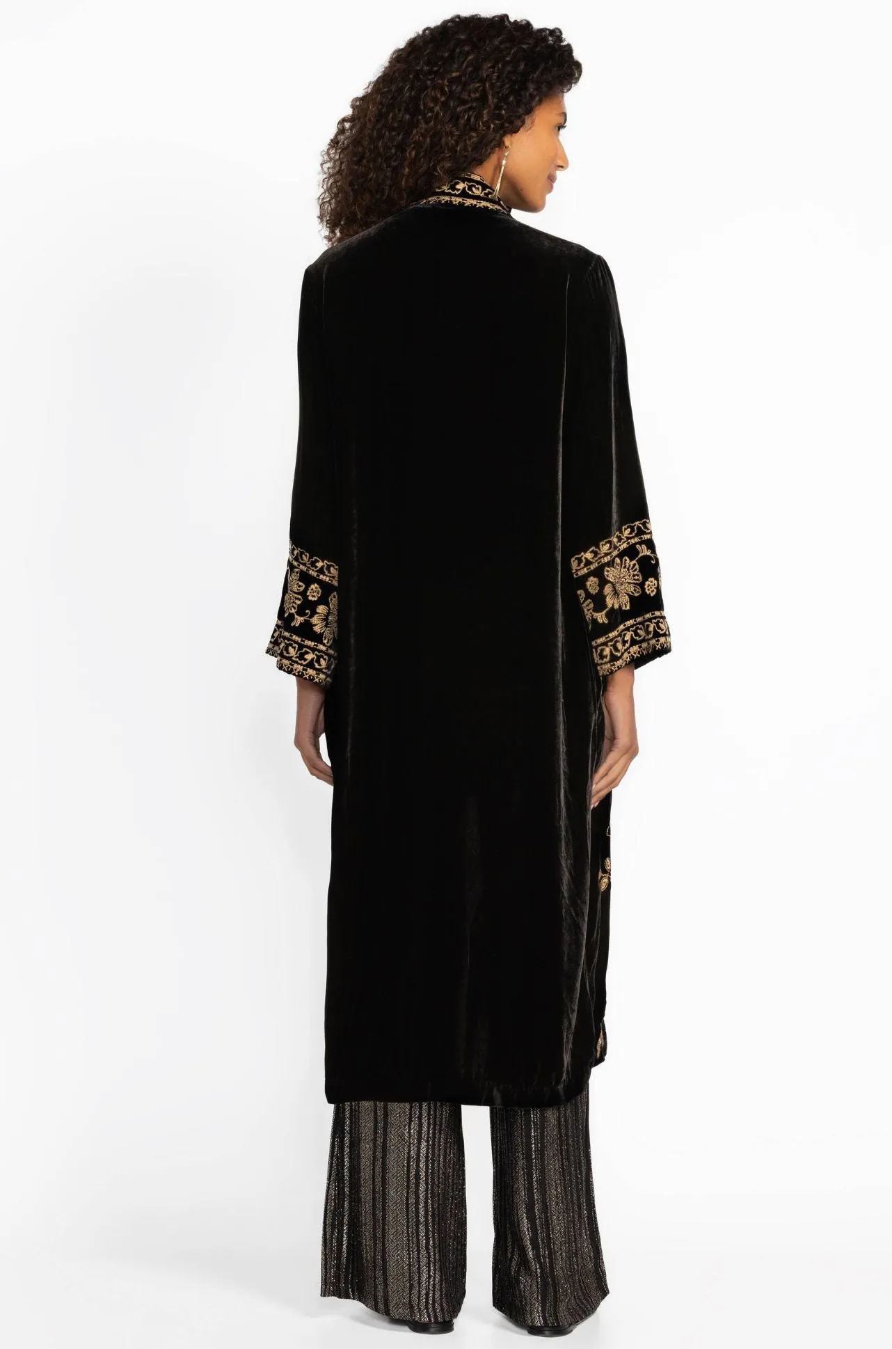 Johnny Was - Velvet Kimono Coat in Nyomi