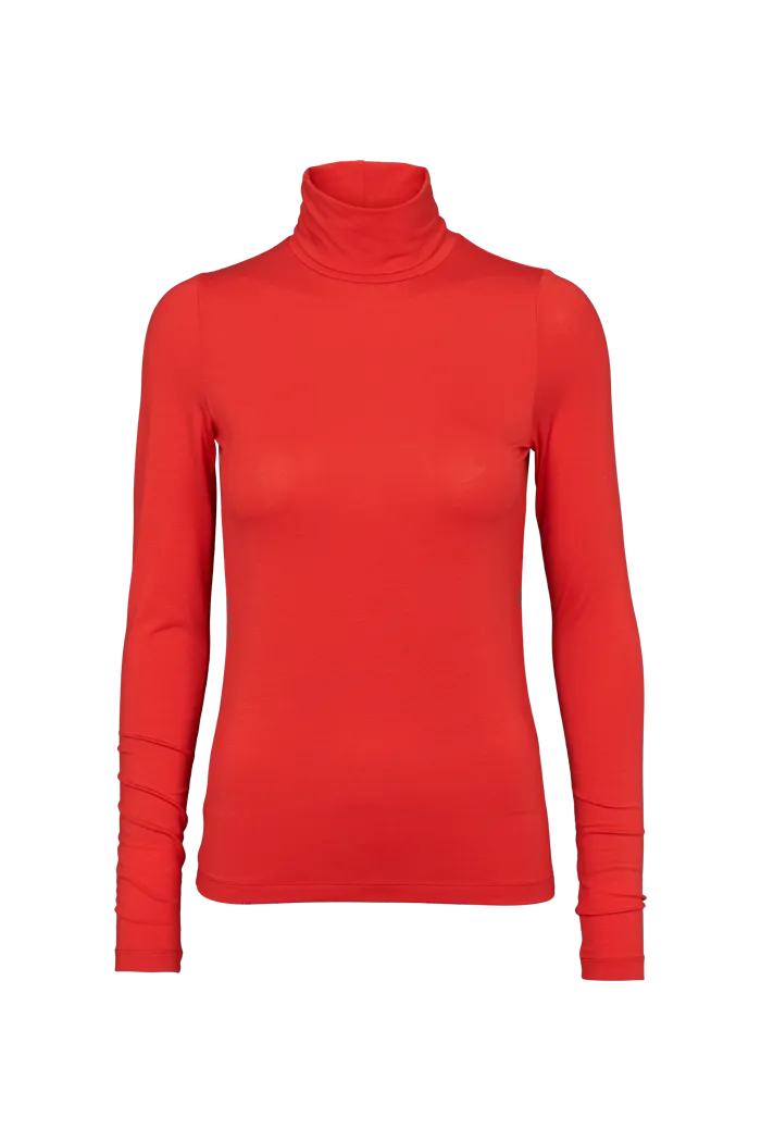 Joline T-Neck - High Risk Red