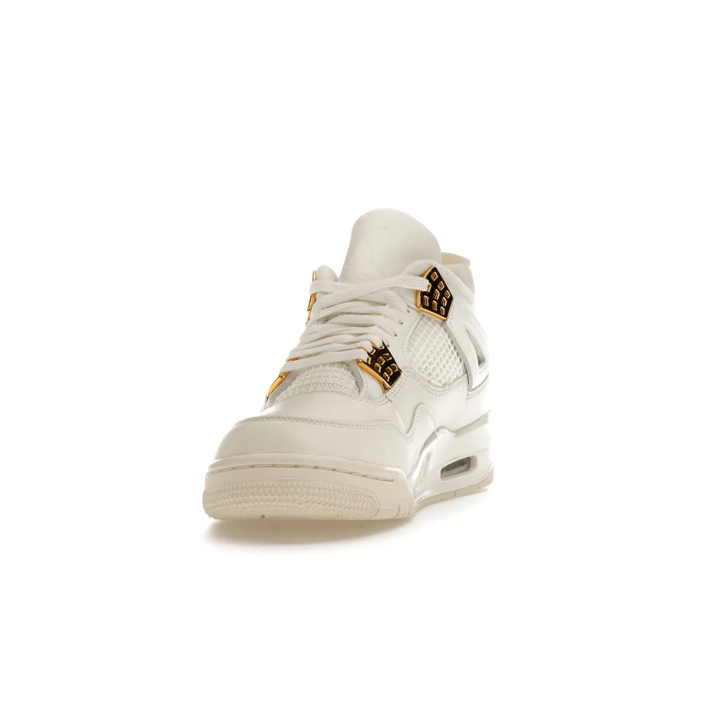 Jordan 4 Retro Metallic Gold (Women's)