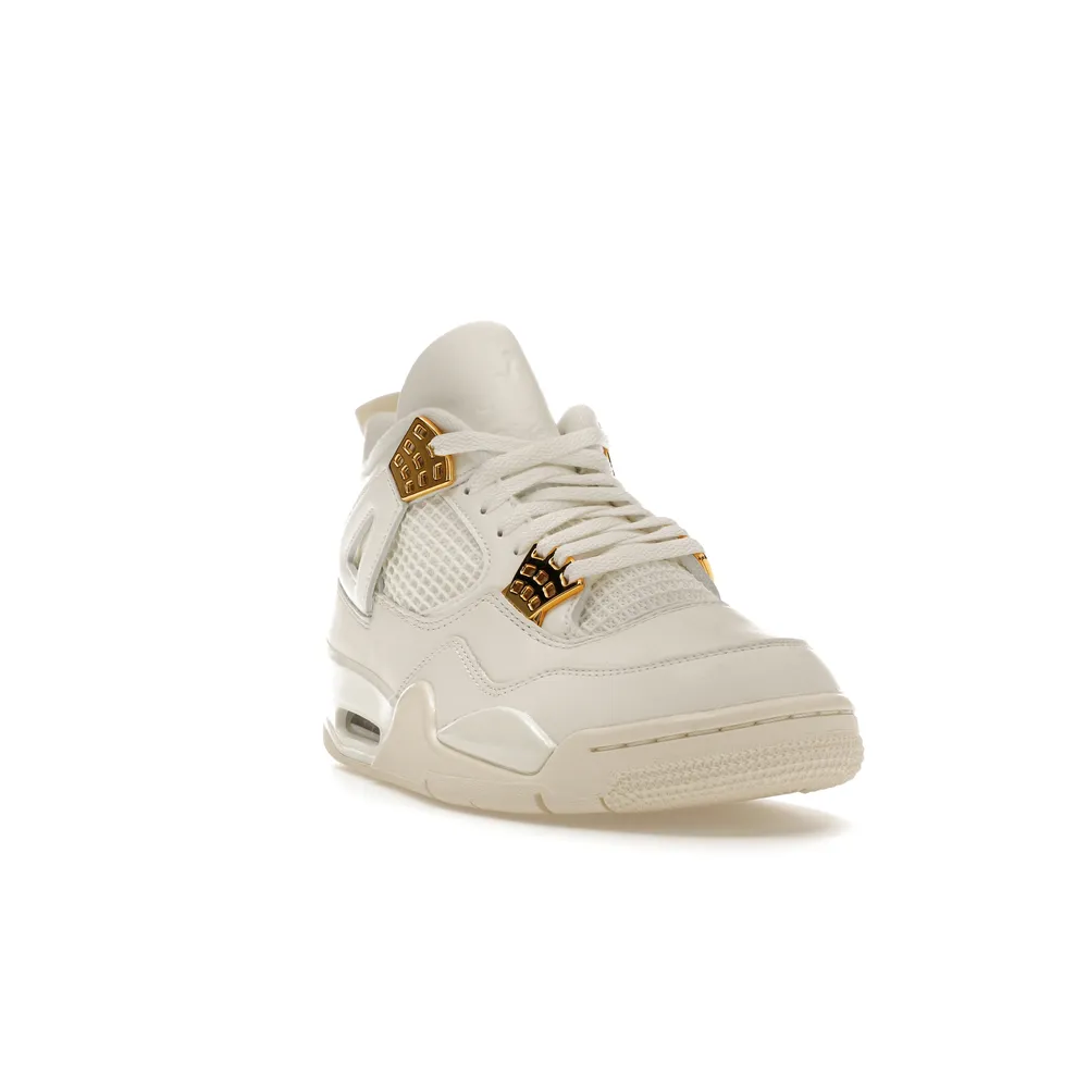 Jordan 4 Retro Metallic Gold (Women's)