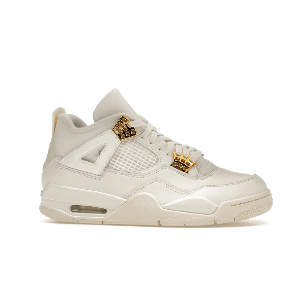 Jordan 4 Retro Metallic Gold (Women's)