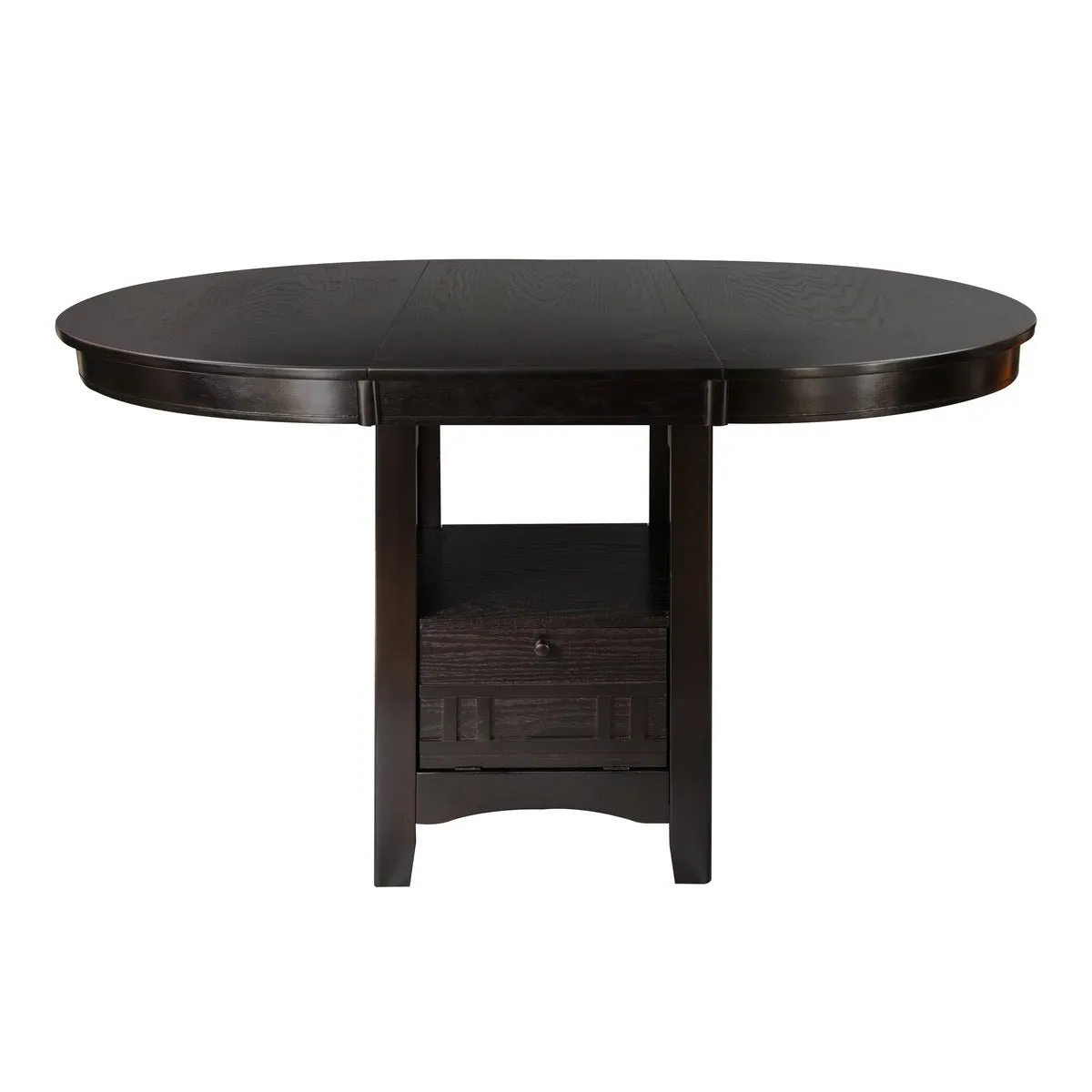 Junipero Round Counter Height Table with Storage Base