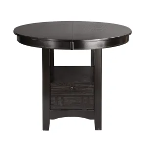 Junipero Round Counter Height Table with Storage Base