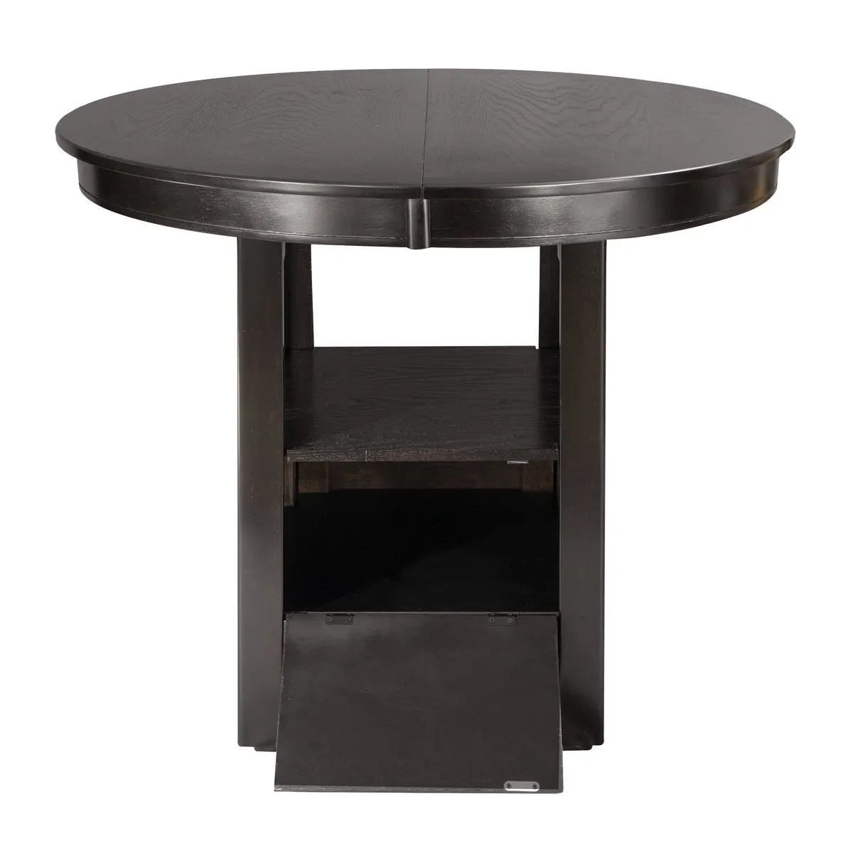 Junipero Round Counter Height Table with Storage Base