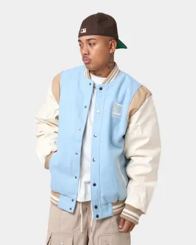 Karl Kani OG Colour Block College Jacket Light Blue