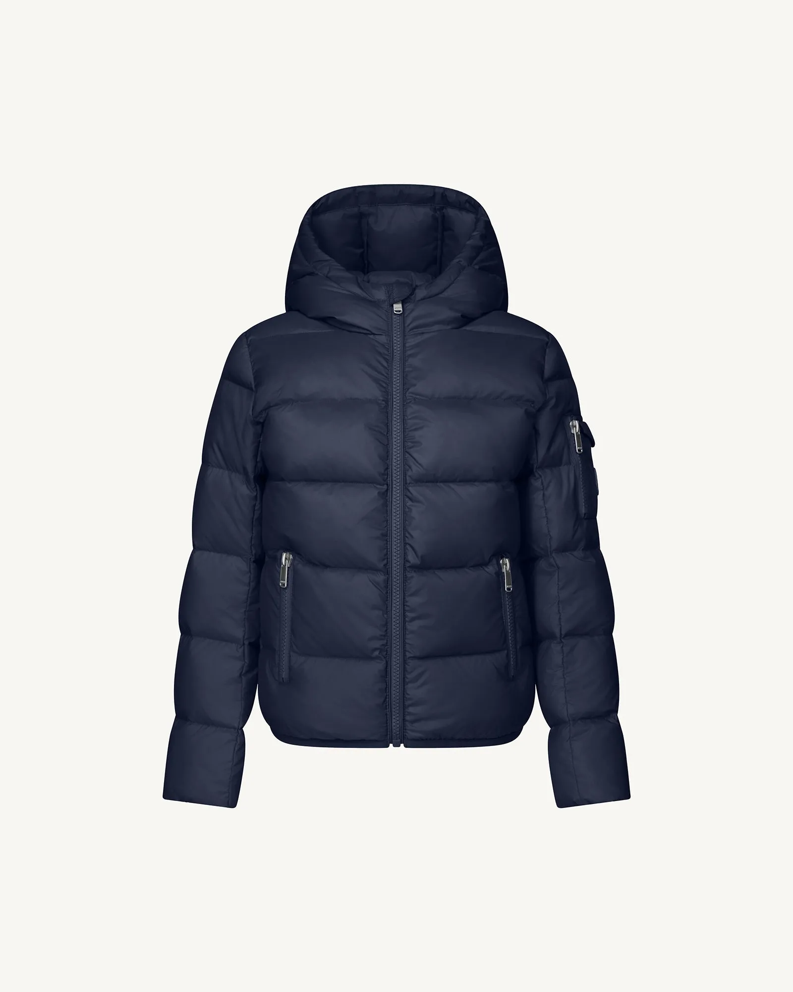 Kazan kids' Extreme Cold hooded down jacket Navy