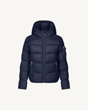 Kazan kids' Extreme Cold hooded down jacket Navy