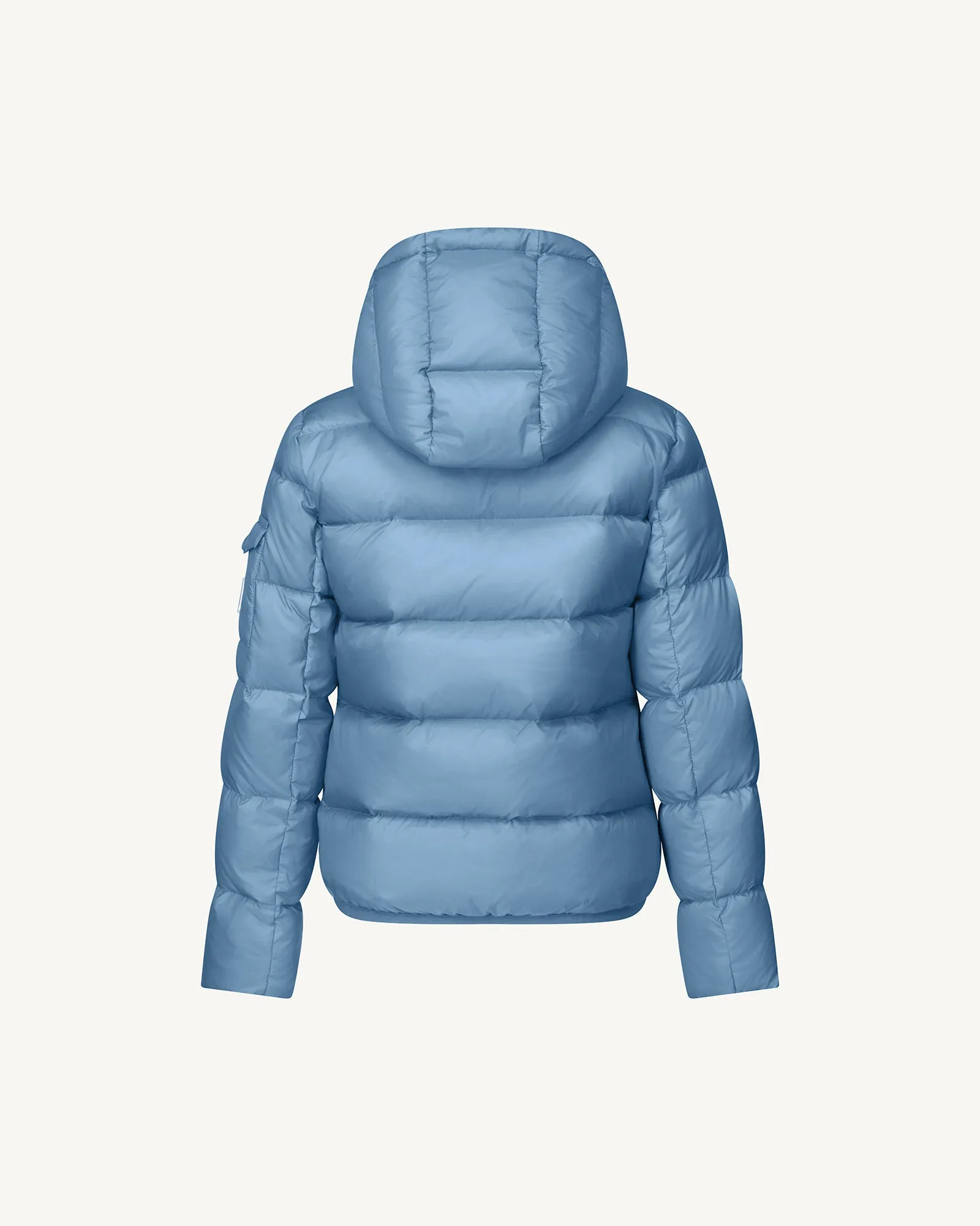 Kazan kids' Extreme Cold hooded down jacket Washed blue