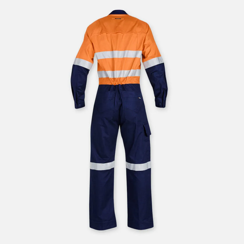 King Gee Workcool 2 Hi-Vis Reflective Two Tone Work Overalls (K51540)