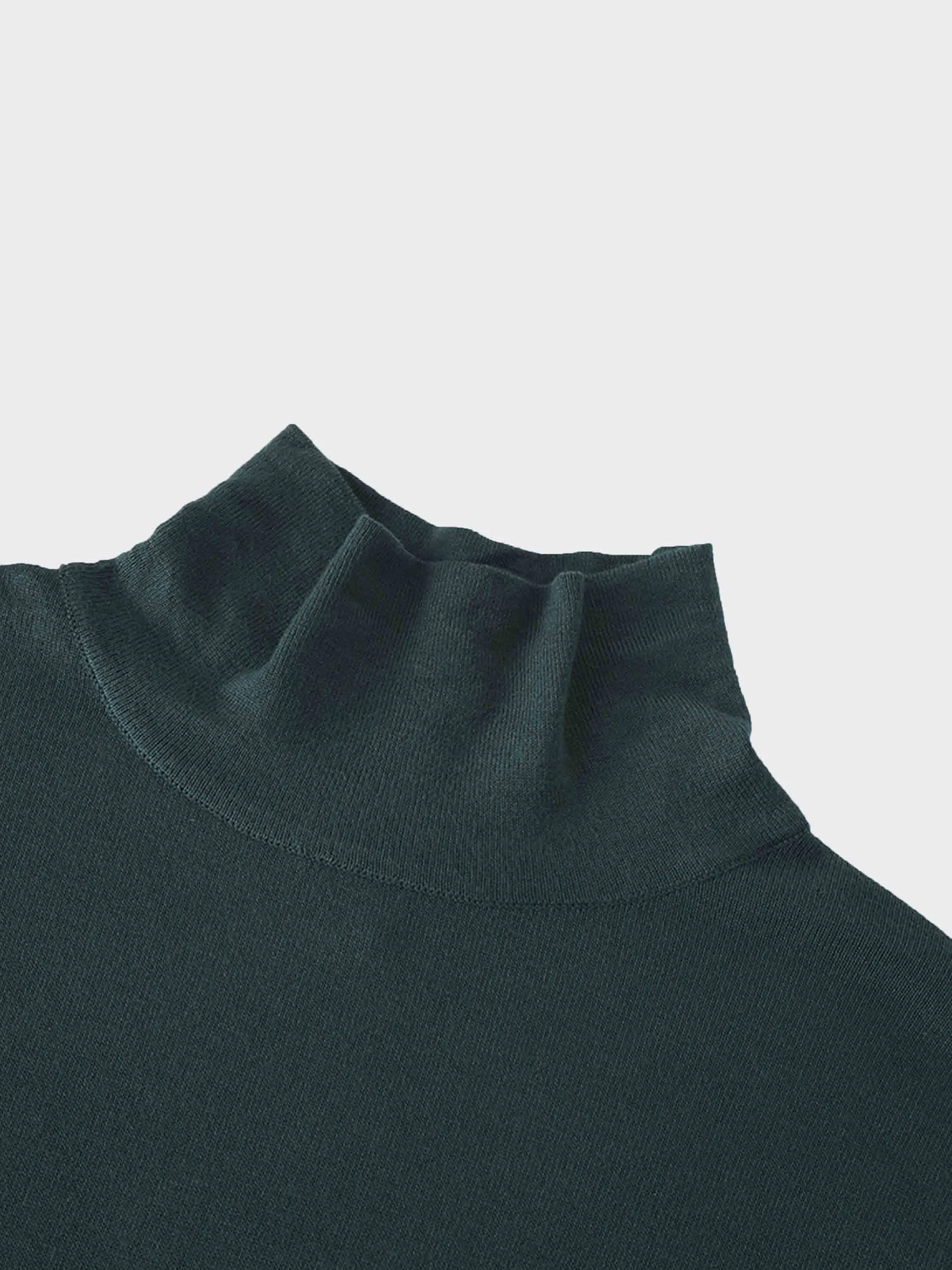 Knit Turtleneck-Green