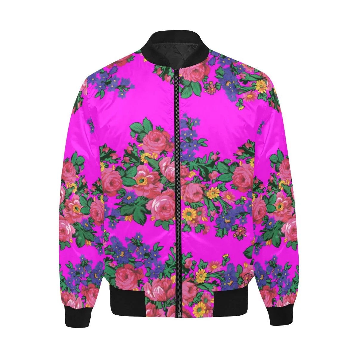 Kokum's Revenge Blush Unisex Heavy Bomber Jacket with Quilted Lining