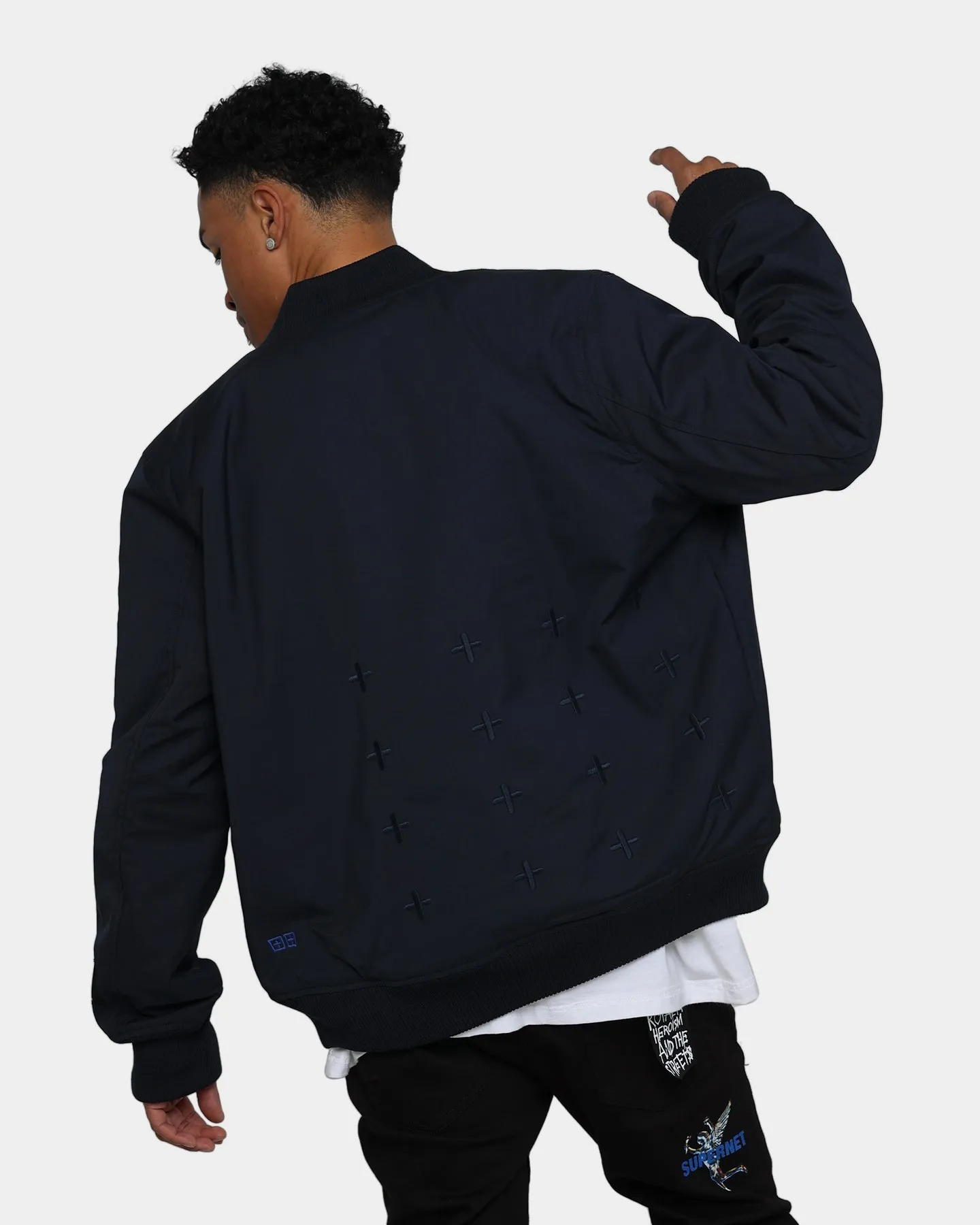 Ksubi NFT Bomber Jacket Blue