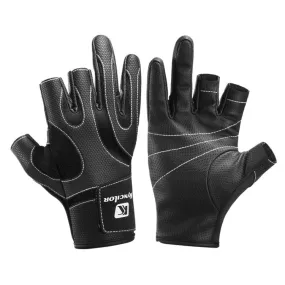 Kyncilor A0062 Outdoor Camping Three-finger Gloves Antiskid Sports Fishing Gloves, Size: XL(Black)