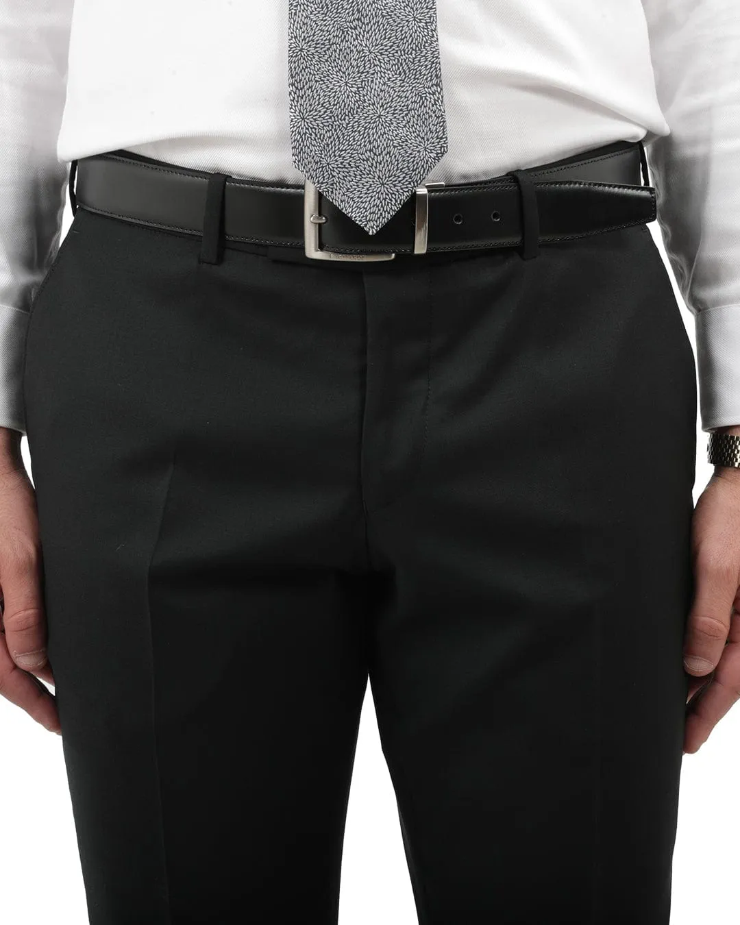 Lanificio F.Lli Cerruti Black Suit Trousers