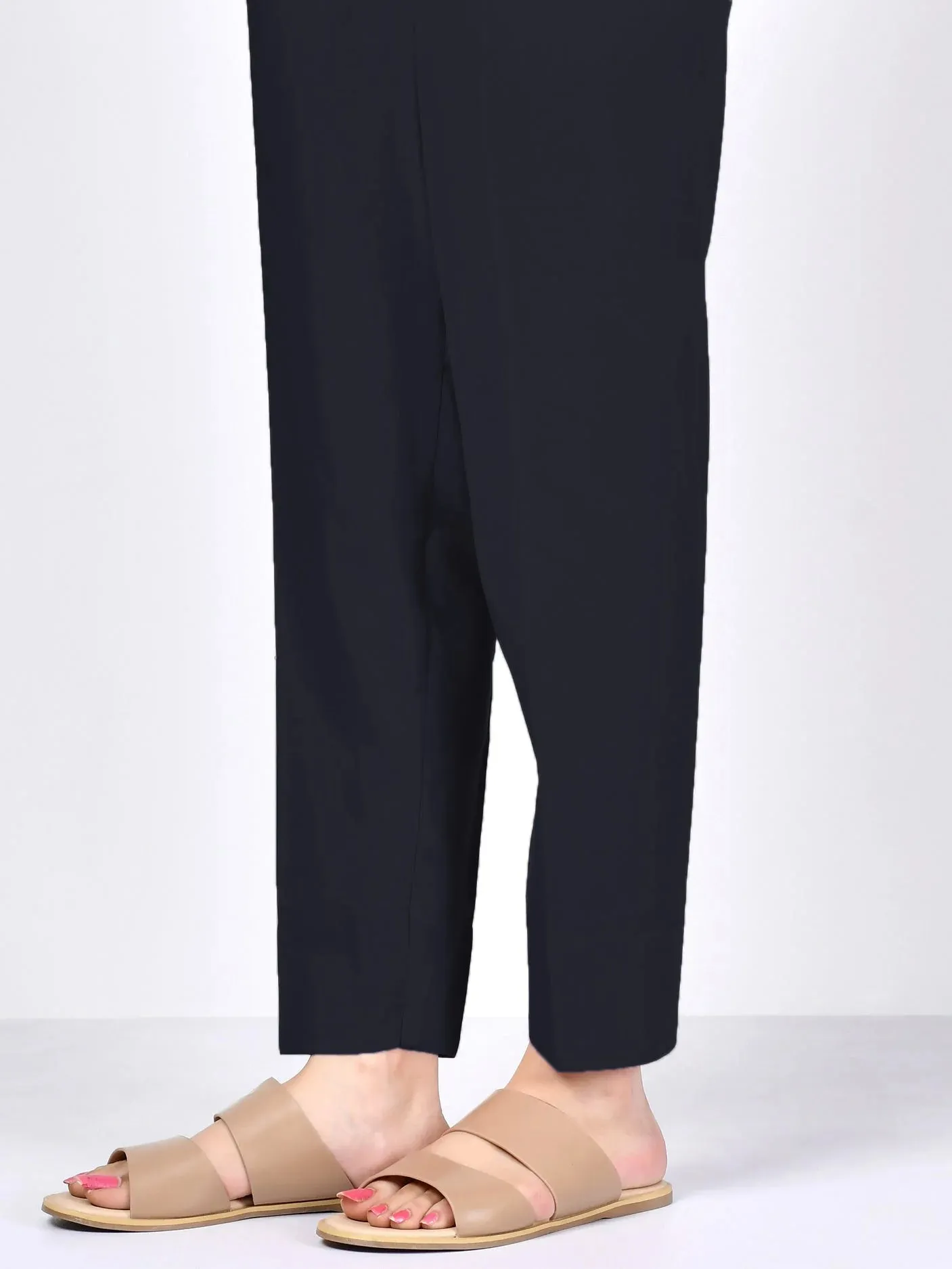 Limelight Black Plain Cambric Trouser (P9171TR)