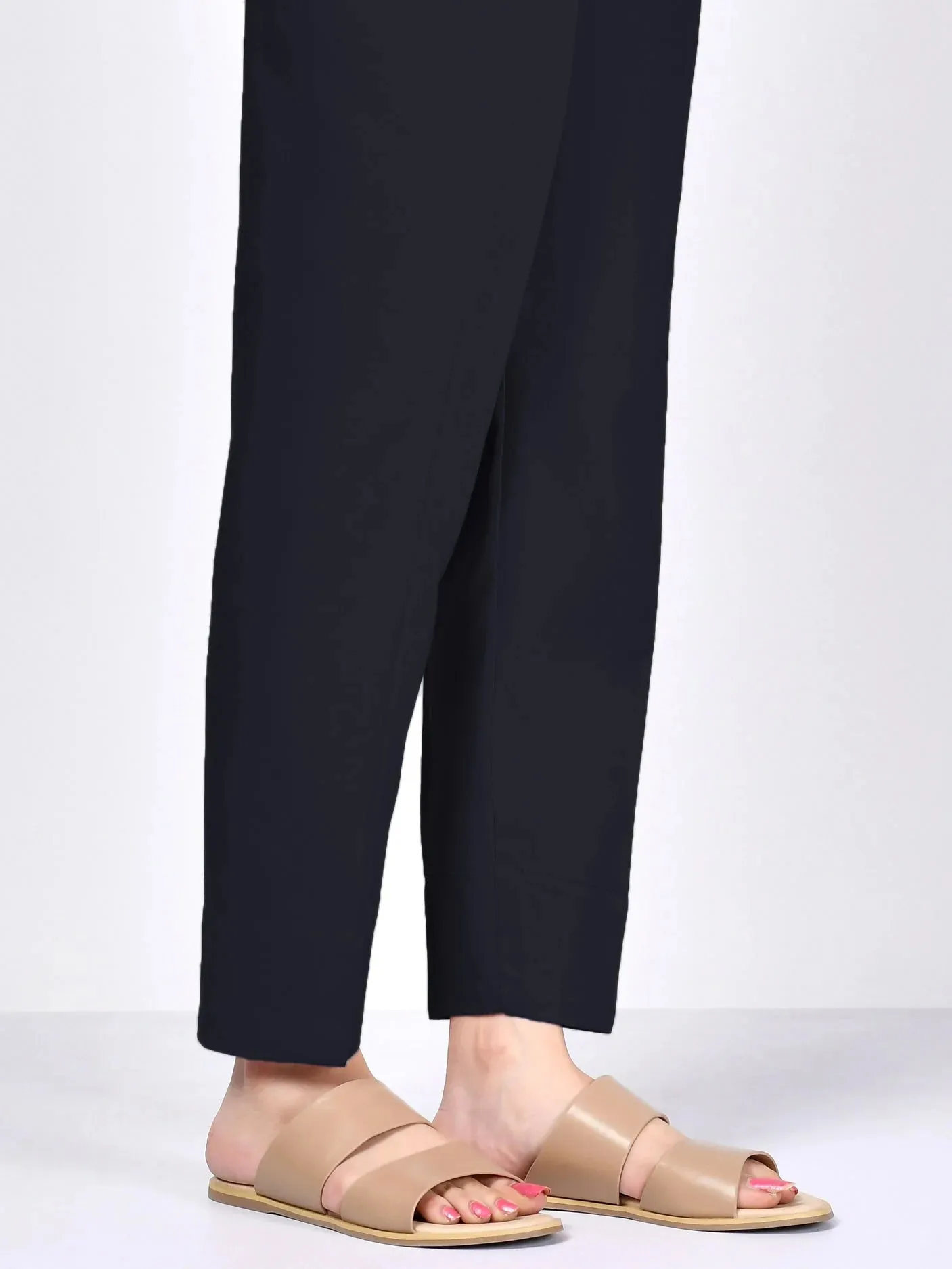 Limelight Black Plain Cambric Trouser (P9171TR)