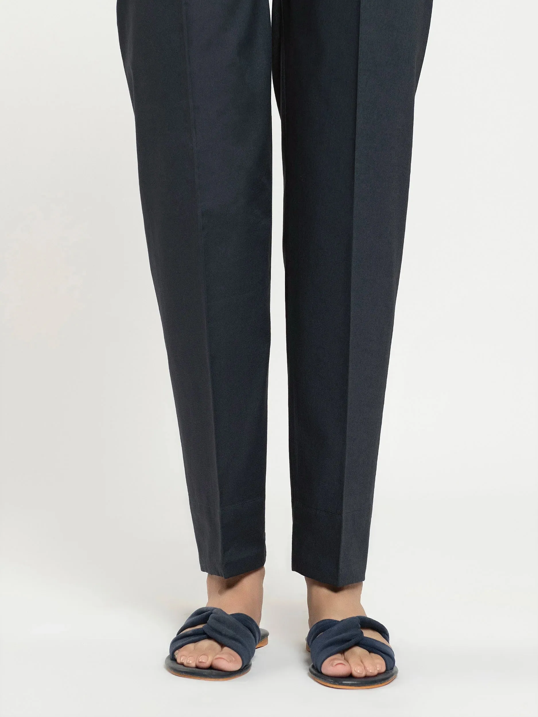 Limelight Navy Blue Plain Cambric Trouser (P6045TR)