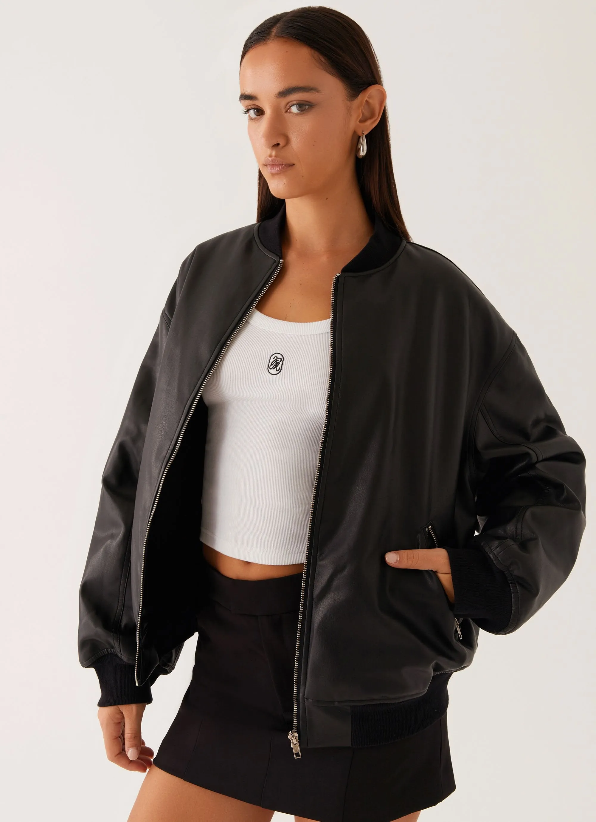 Lincoln Bomber Jacket - Black