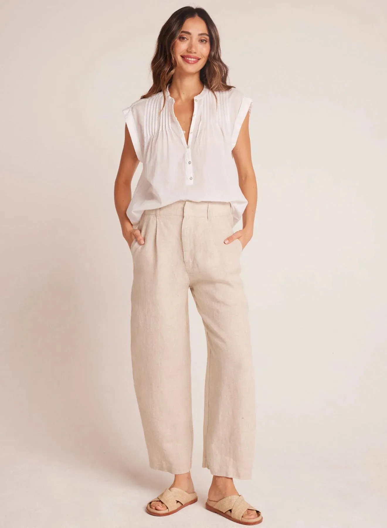 Linen Sand Trouser