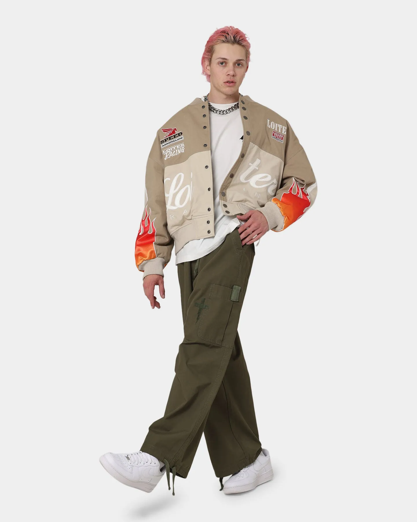 Loiter Daytona Motor Jacket Beige