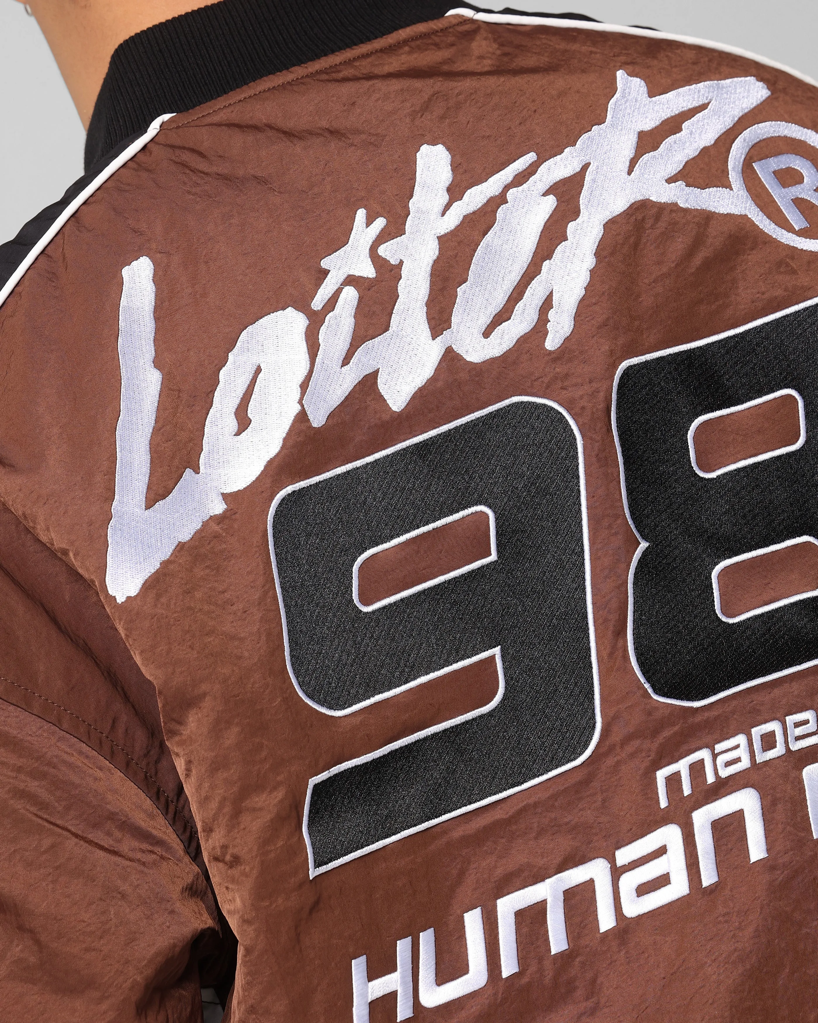 Loiter Racer Motor Jacket Brown