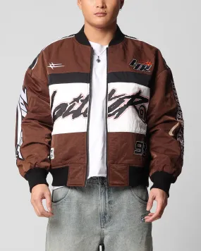 Loiter Racer Motor Jacket Brown