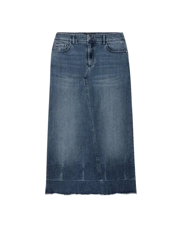 Luisa Cerano Denim Midi Skirt