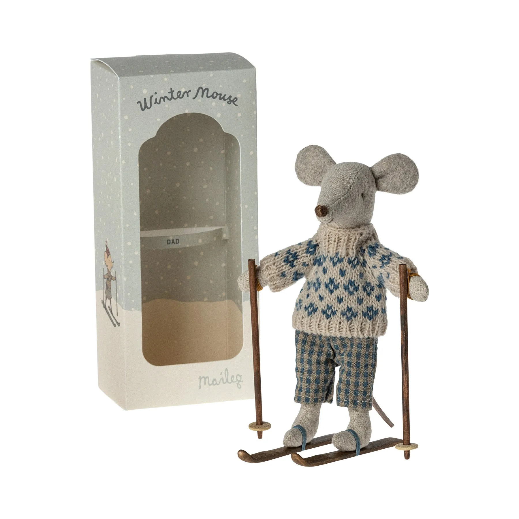 Maileg Winter Ski Mouse,  Dad