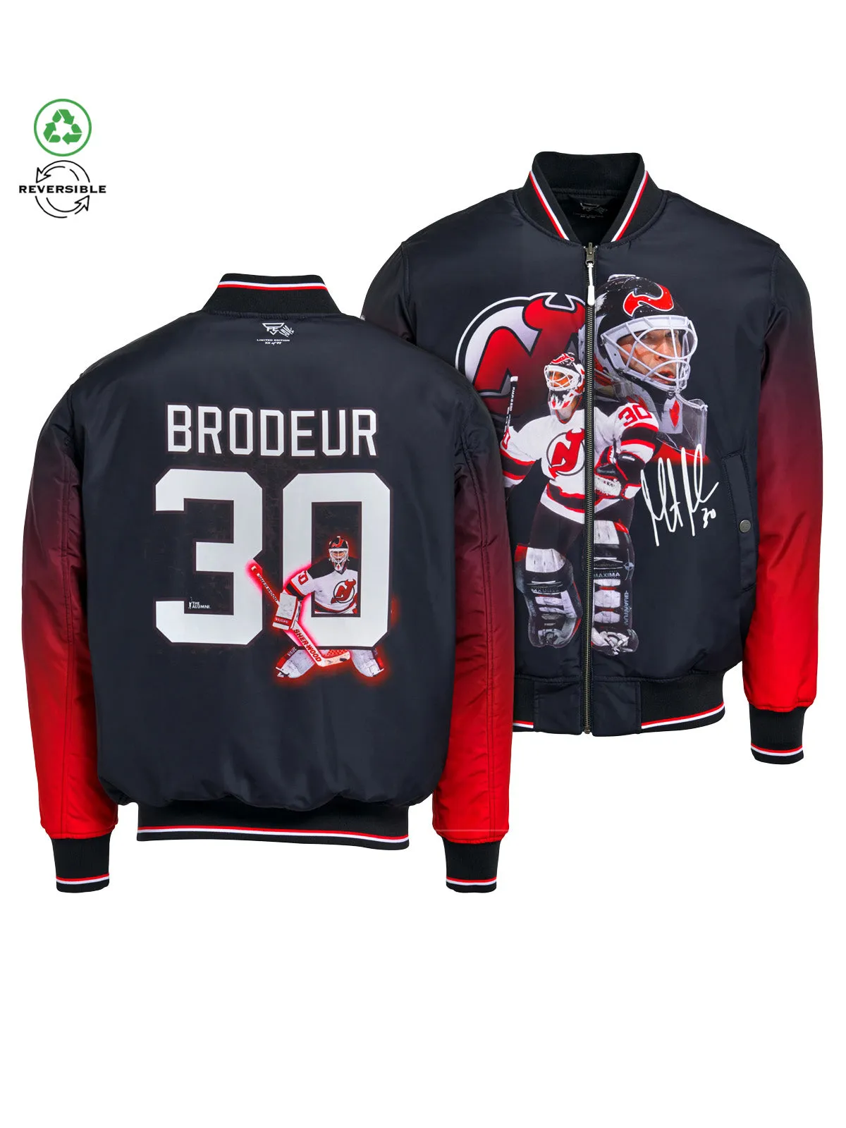 Martin Brodeur Reversible Bomber