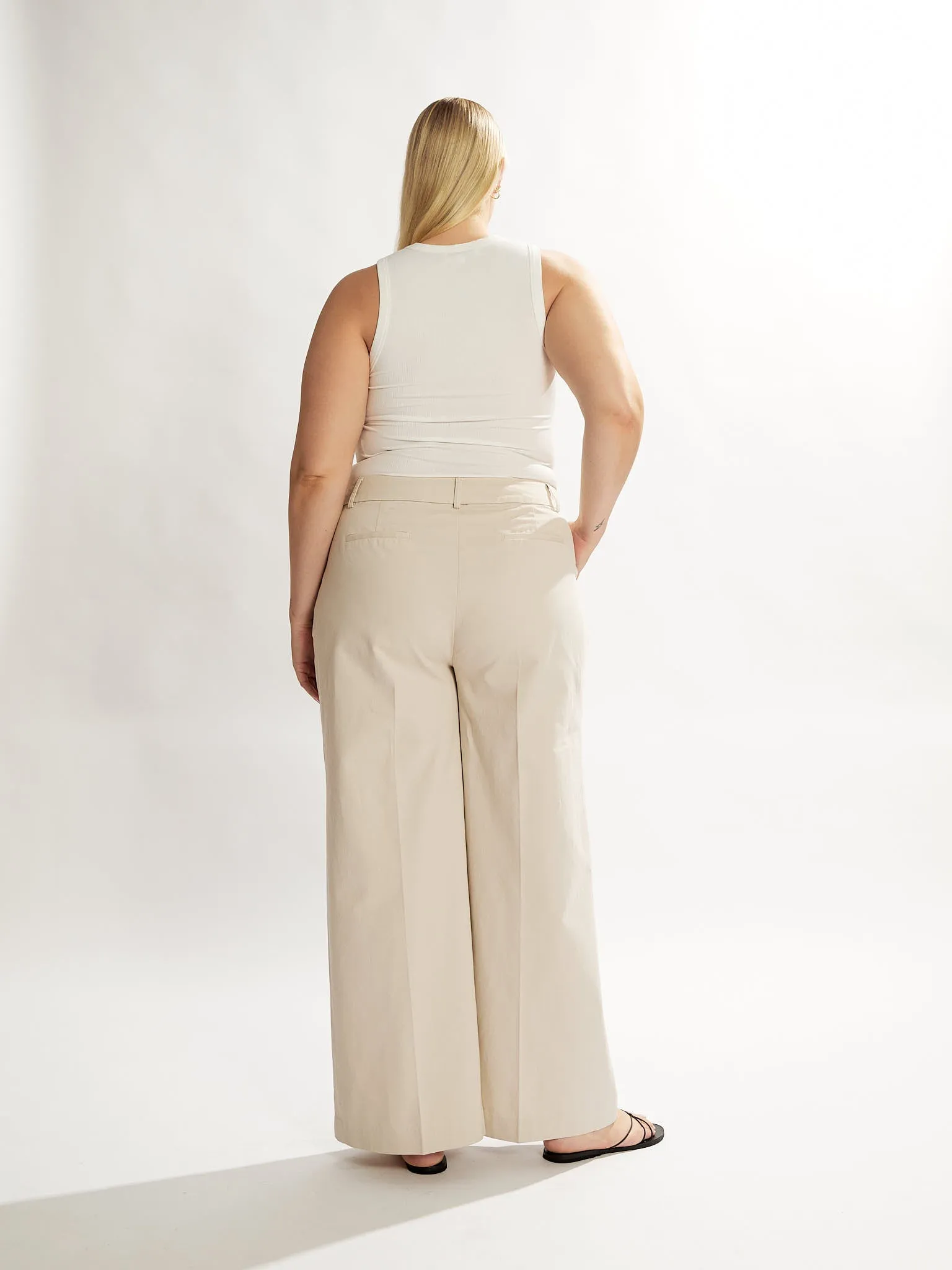 Maverick Trousers Almond Cropped