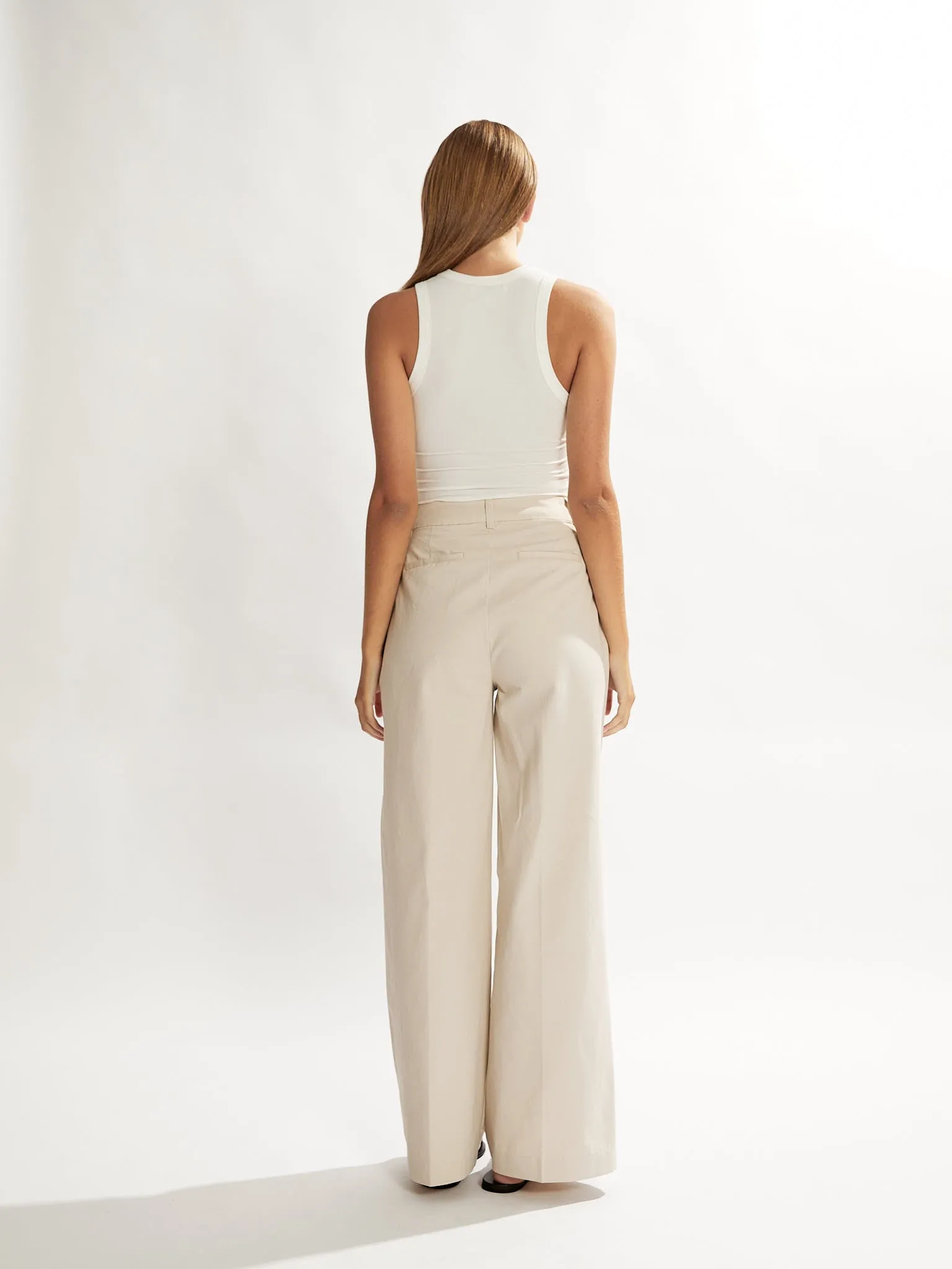 Maverick Trousers Almond Cropped