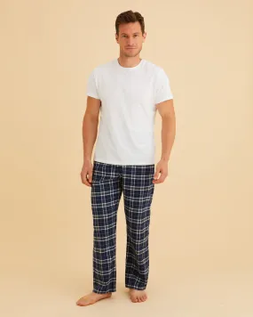 Men's Brushed Cotton Pyjama Trousers - Shepton