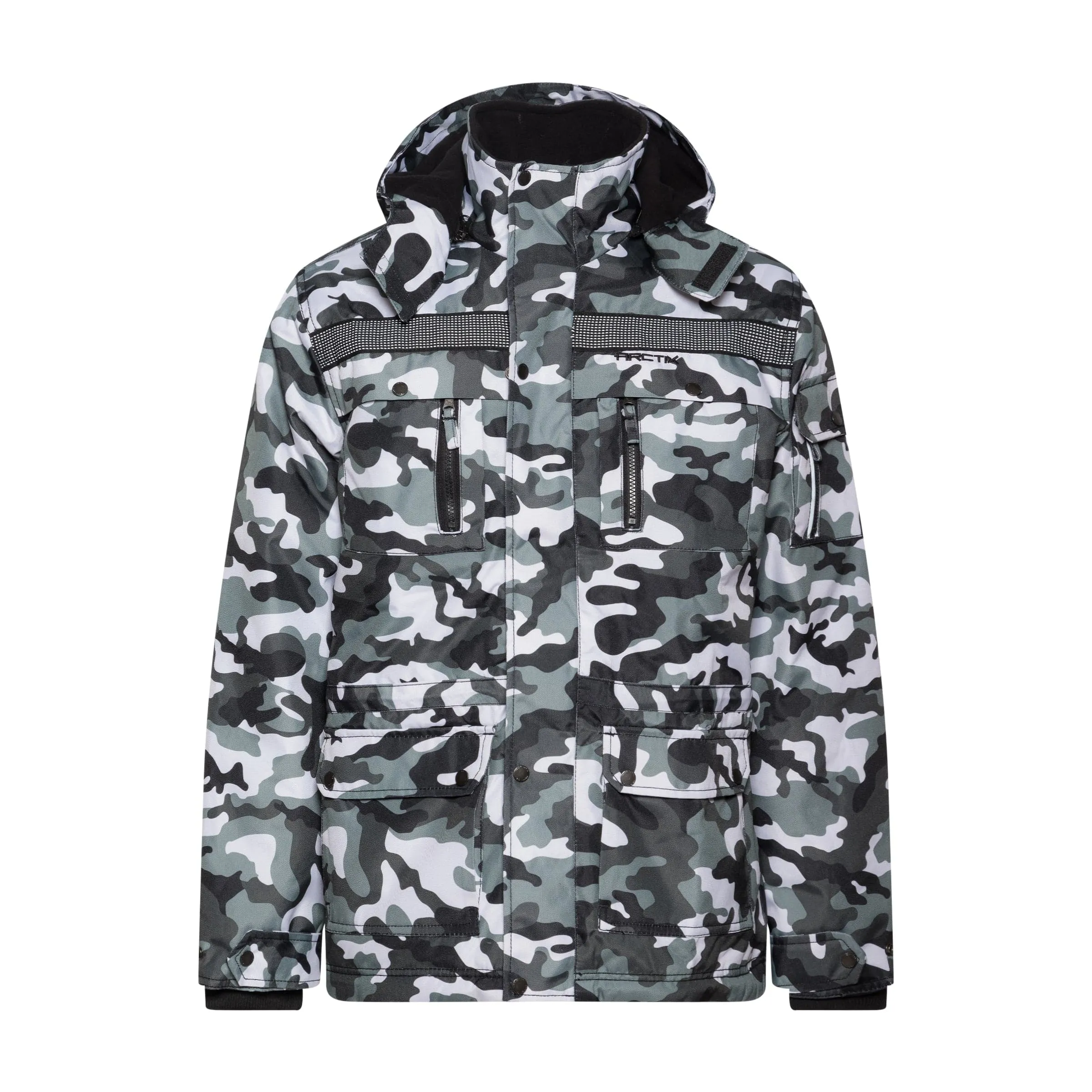 Men's Camo Performance Tundra Jacket with Added Reflective Visibility