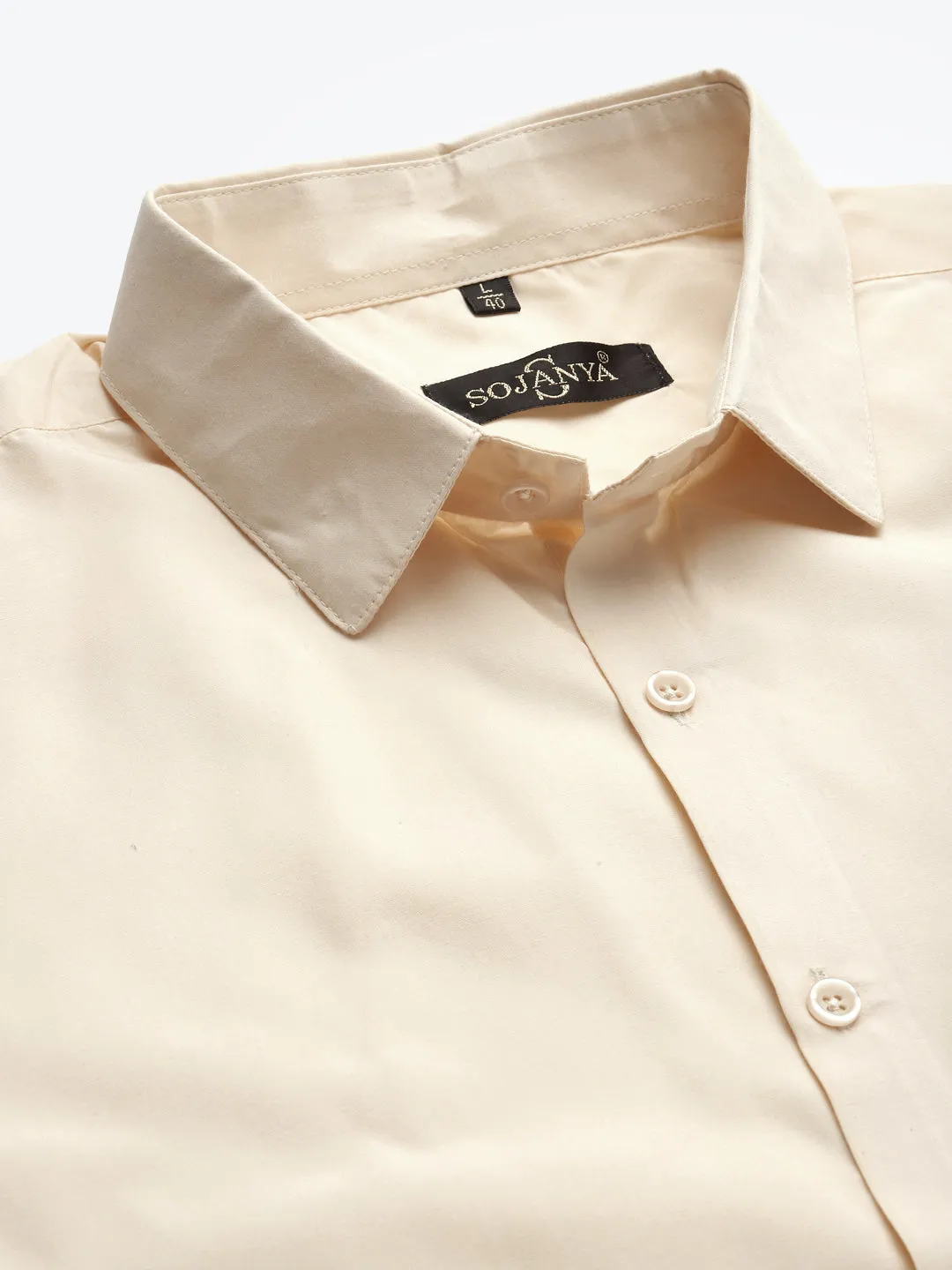 Men's Cotton Tan Half sleeves Casual Shirt