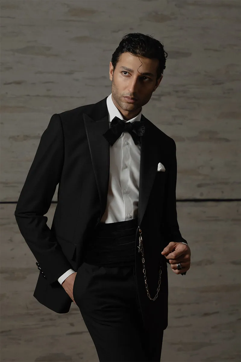 MID-NIGHT BLACK TUXEDO SUIT