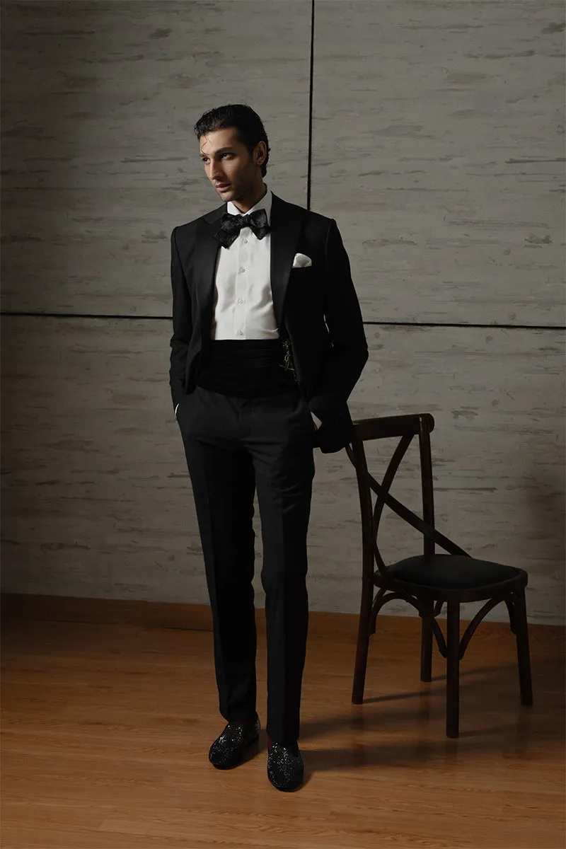 MID-NIGHT BLACK TUXEDO SUIT