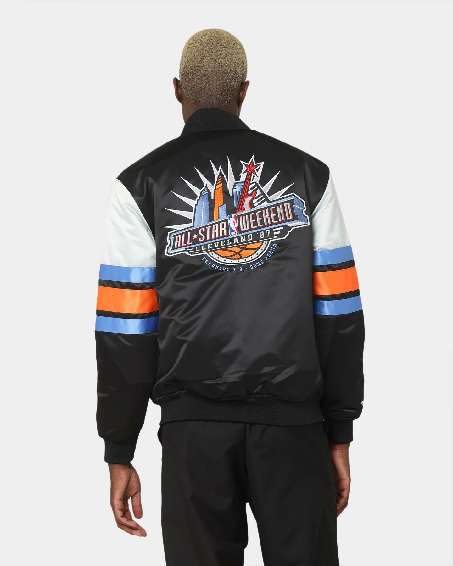 Mitchell & Ness All Star Game Heavy Satin Jacket Black