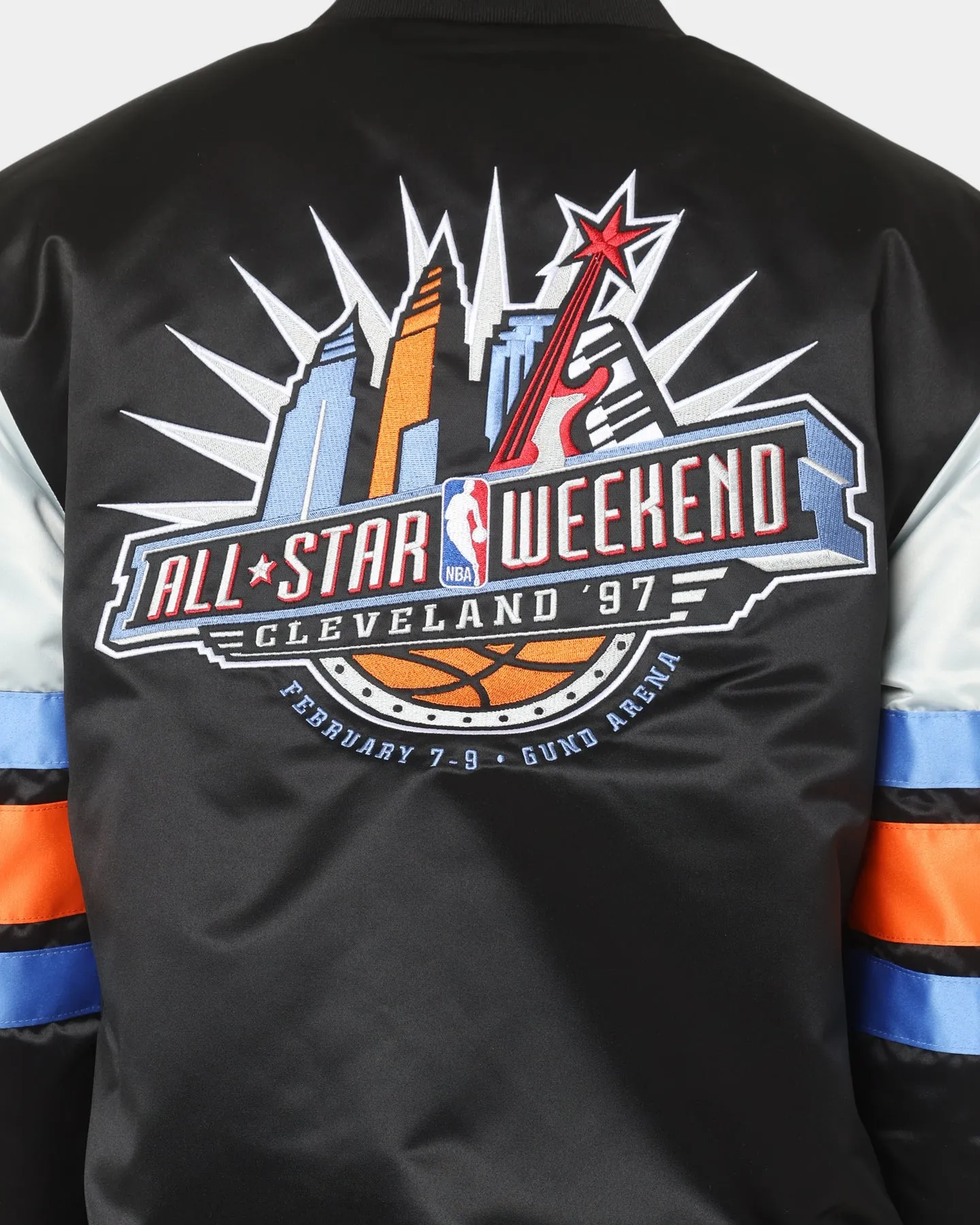 Mitchell & Ness All Star Game Heavy Satin Jacket Black