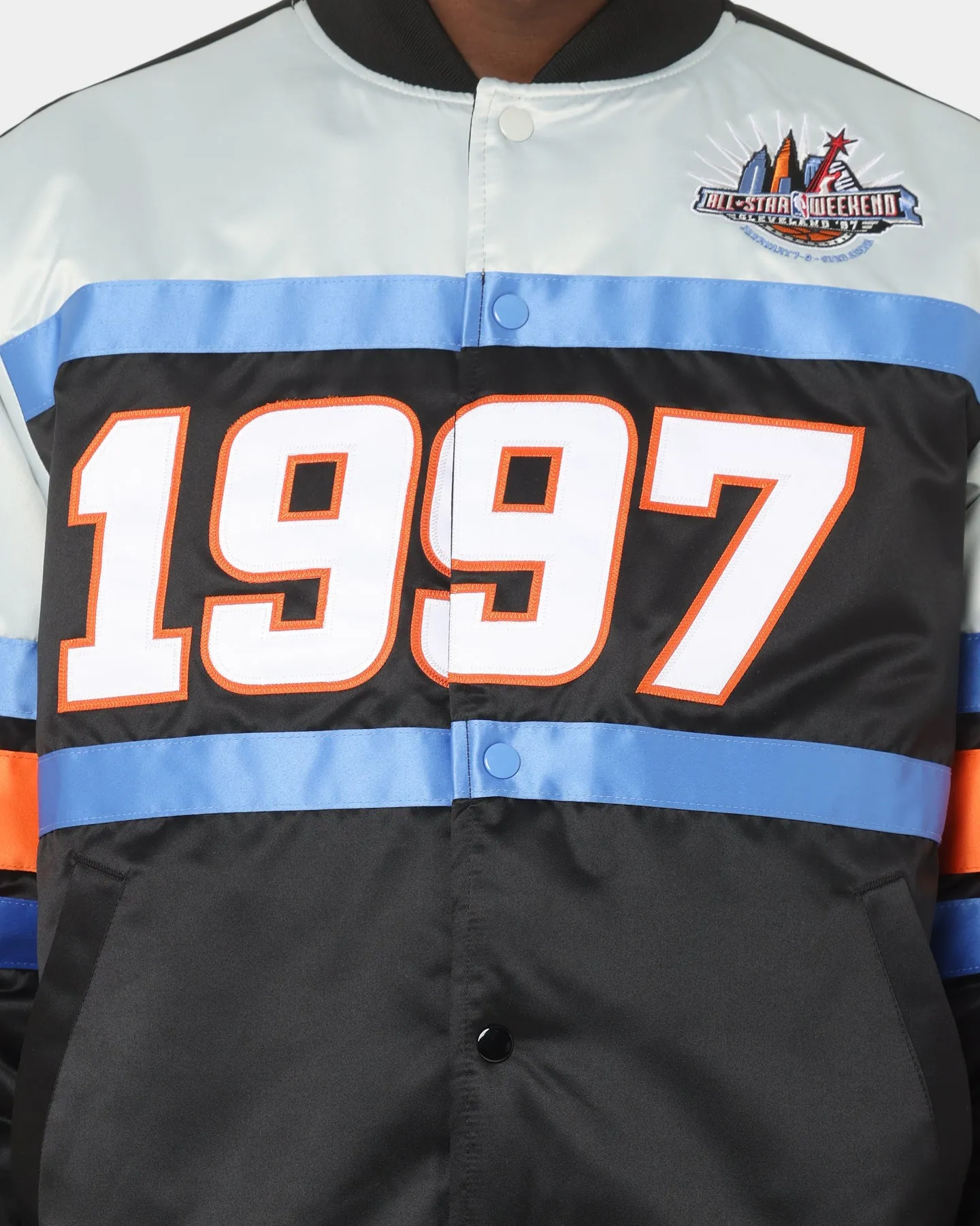 Mitchell & Ness All Star Game Heavy Satin Jacket Black