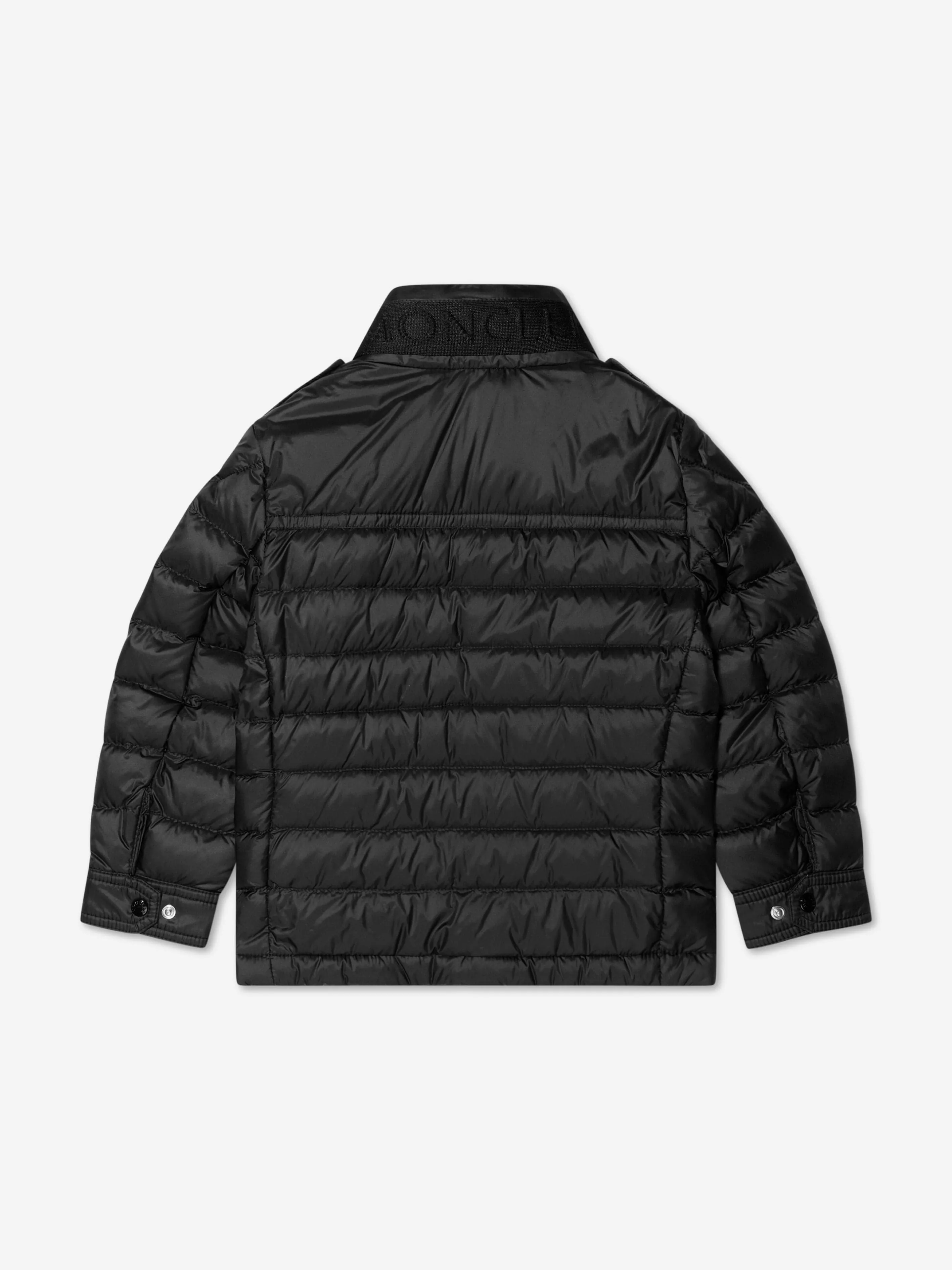 Moncler Enfant Boys Down Padded Arakim Short Parka in Black