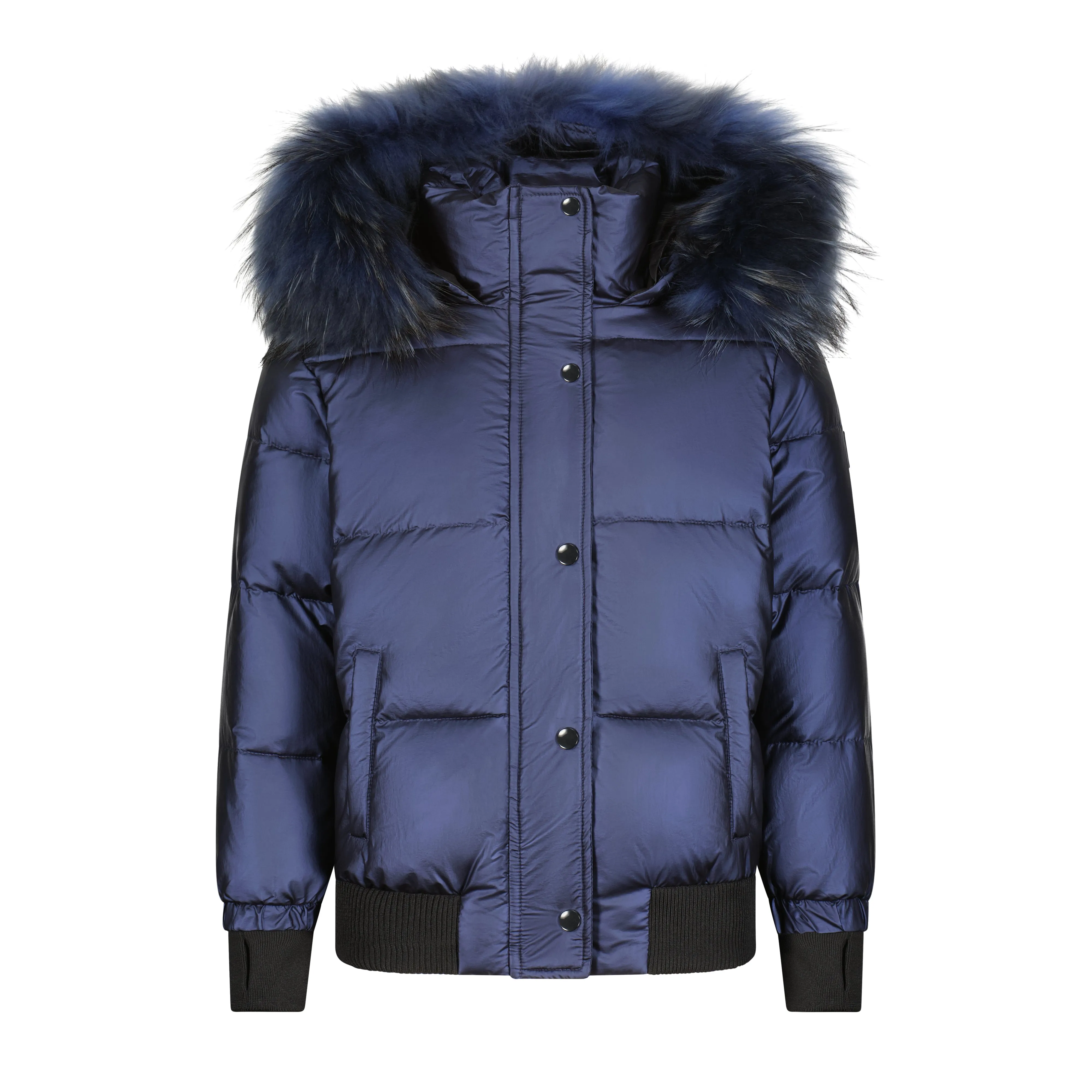 Monochromatic navy coat by Scotch Bonnet