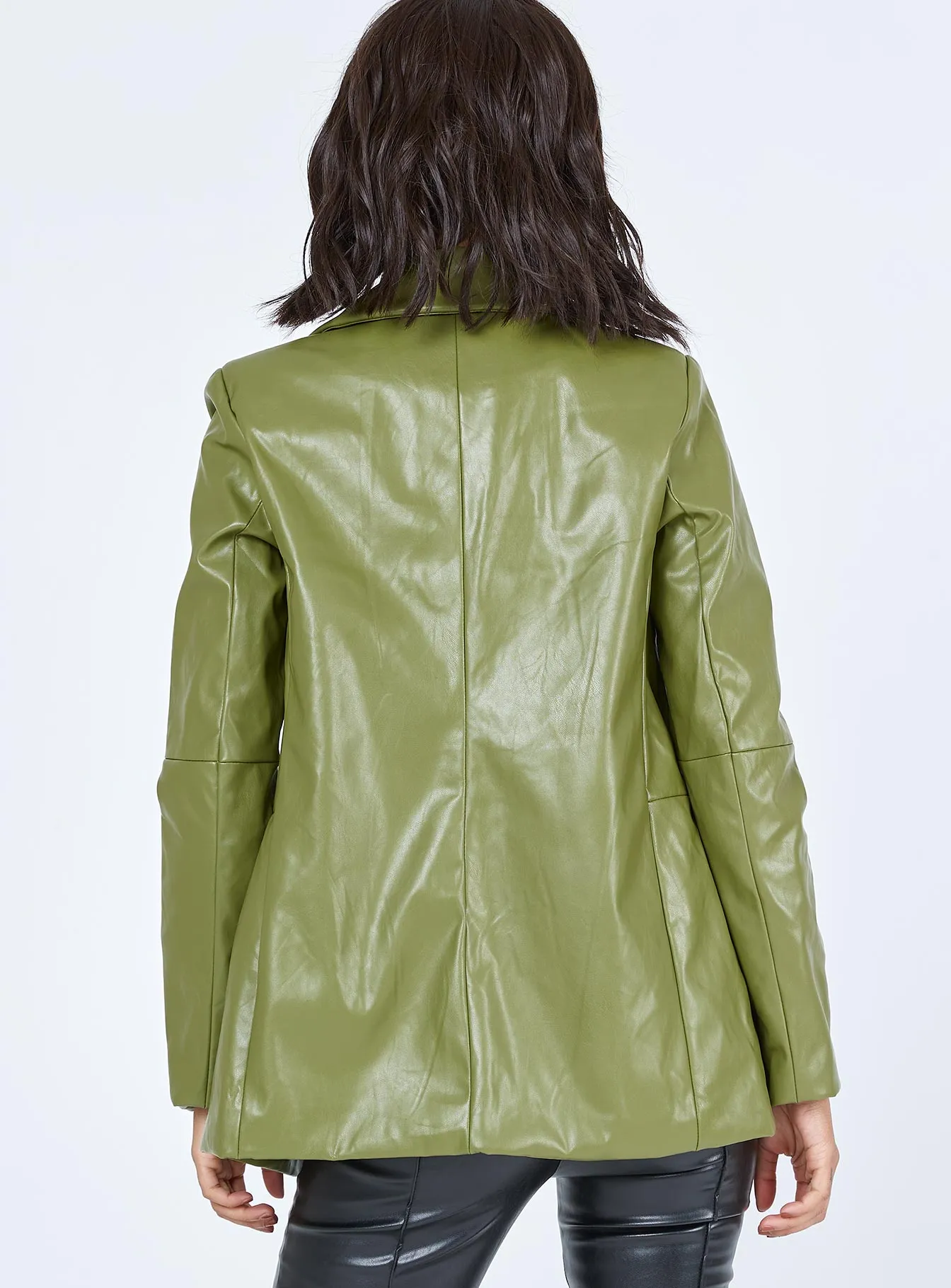 Morrison PU Blazer Green