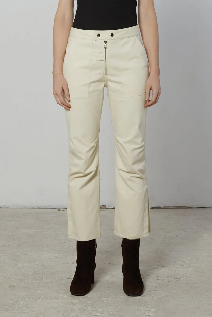 Moto Pants - Natural