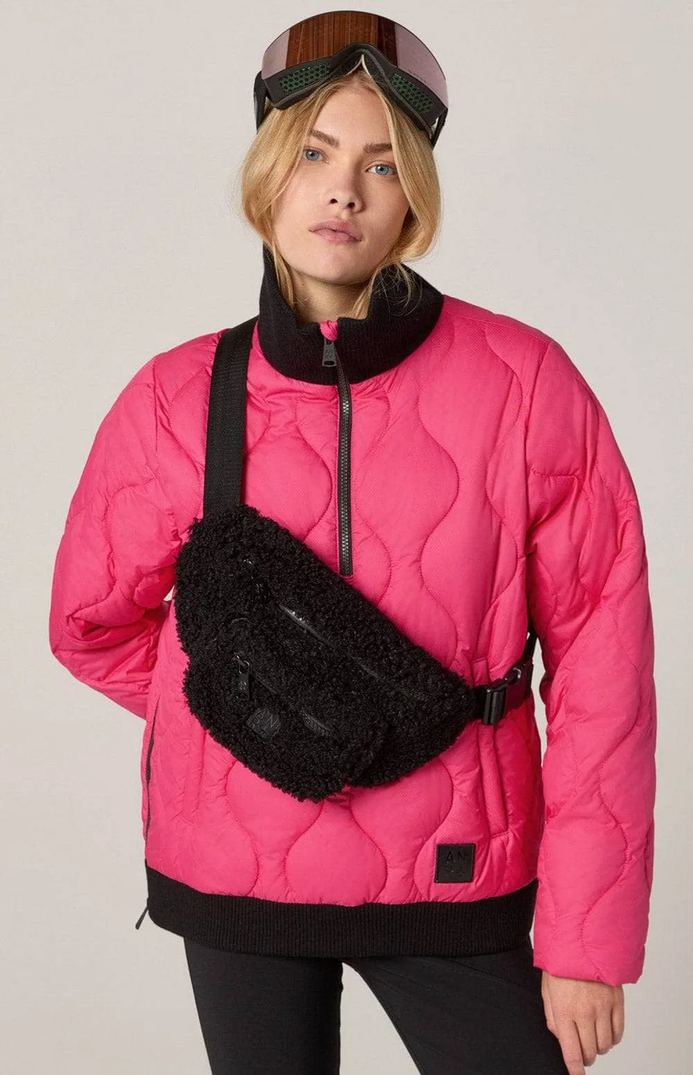 Nelly 1/2 Zip Pullover Jacket | Pink