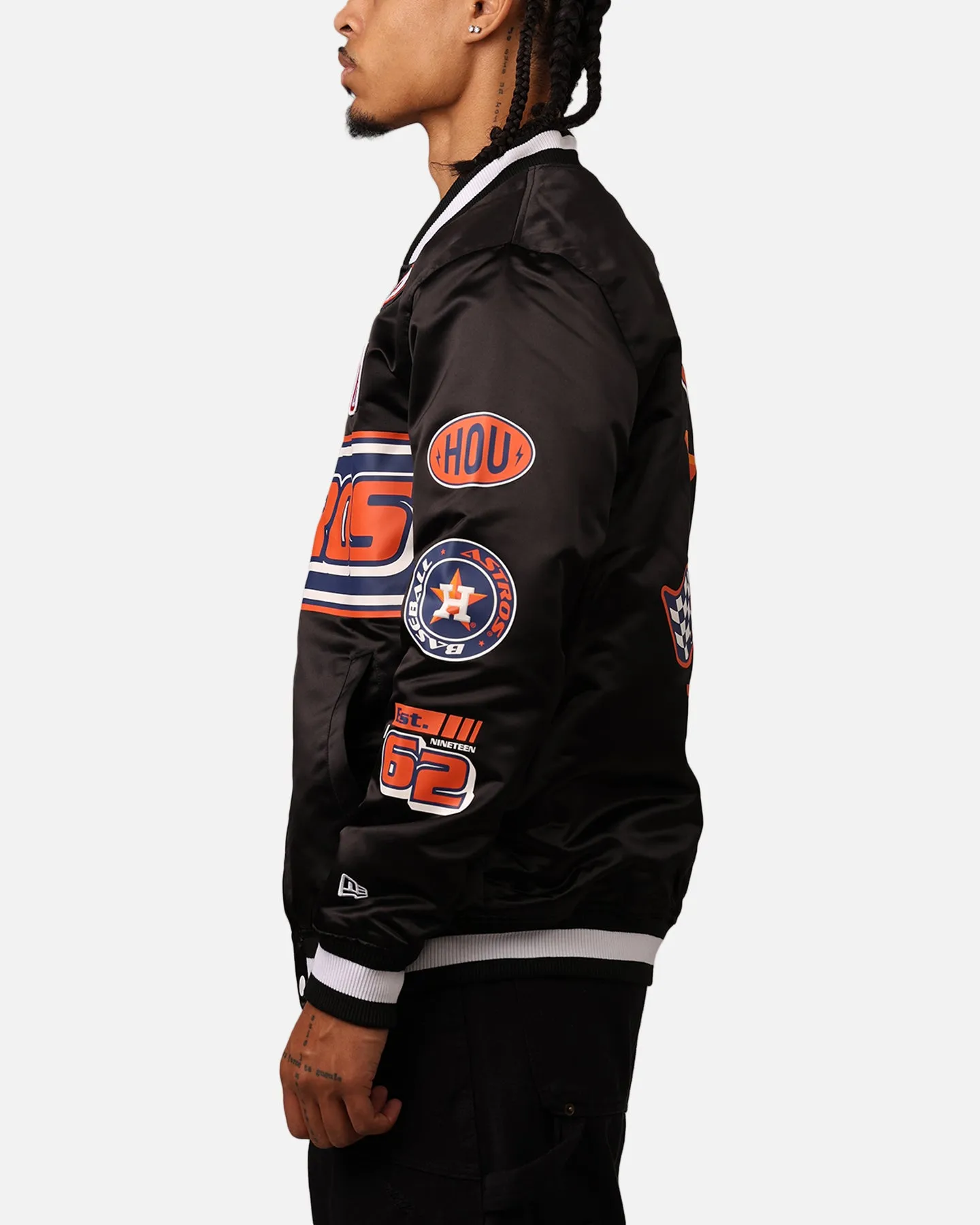 New Era Houston Astros 2024 Rally Drive Jacket Black/White