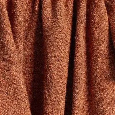 New - Marled Boucle Throw Blanket Orange - Threshold