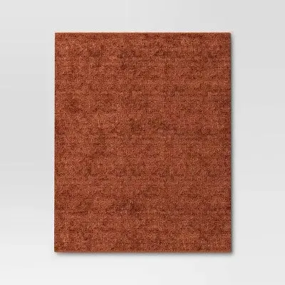 New - Marled Boucle Throw Blanket Orange - Threshold