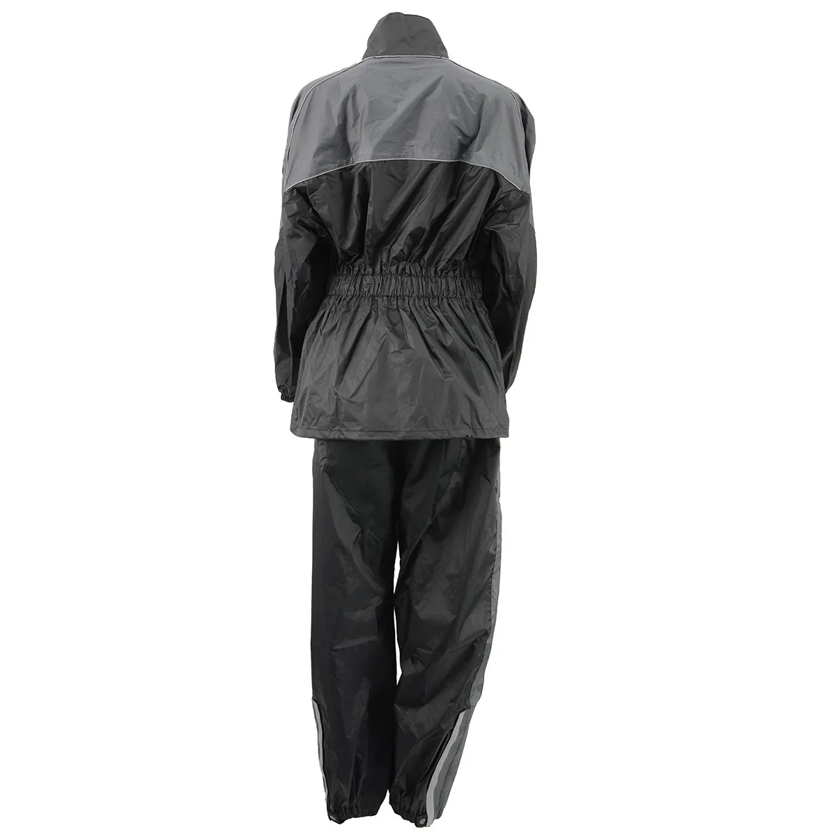 NexGen Ladies XS5001 Black and Grey Water Proof Rain Suit with