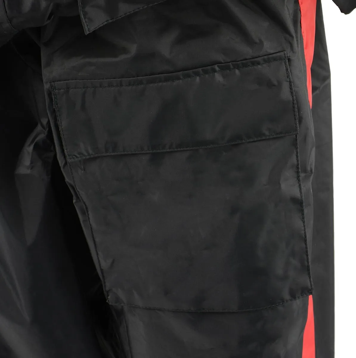 NexGen Ladies XS5001 Black and Red Water Proof Rain Suit with